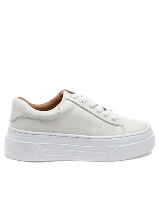 J/SLIDES Shoes - NWT J/SLIDES AMANDA White Leather Sneaker